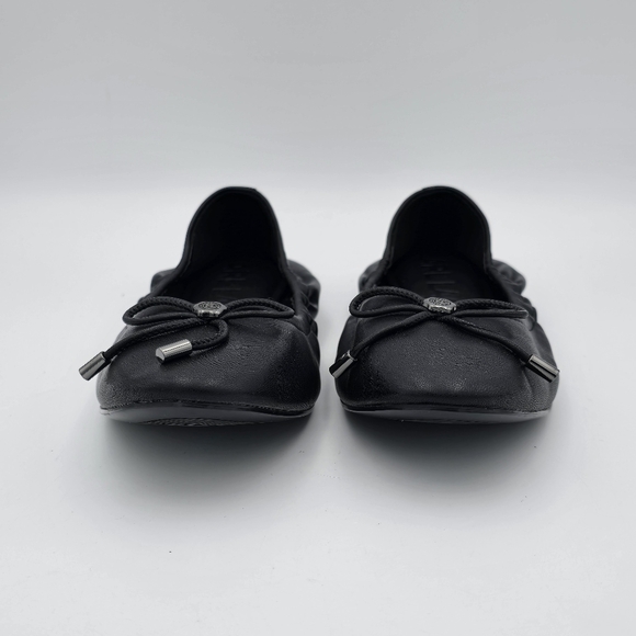 Karl Lagerfeld Paris Velma Almond Toe Ballet Flats, Dark Black, Women's 6.5M - Picture 5 of 11